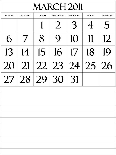 downloadable calendar 2011. Calendar 2011 March :