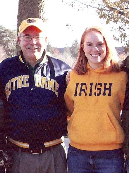 He went to Notre Dame and absolutely fell in love with the place