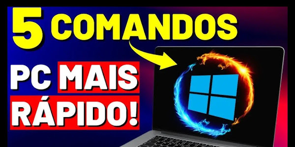 PC Lento? 5 Comandos SECRETOS do CMD para Acelerar seu Windows Rápido!