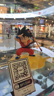 No os perdáis la exposición de figuras Banpresto en el C.C. Arenas (Barcelona).