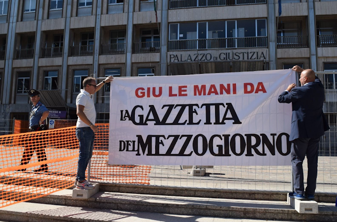 Flash mob per la Gazzetta del Mezzogiorno