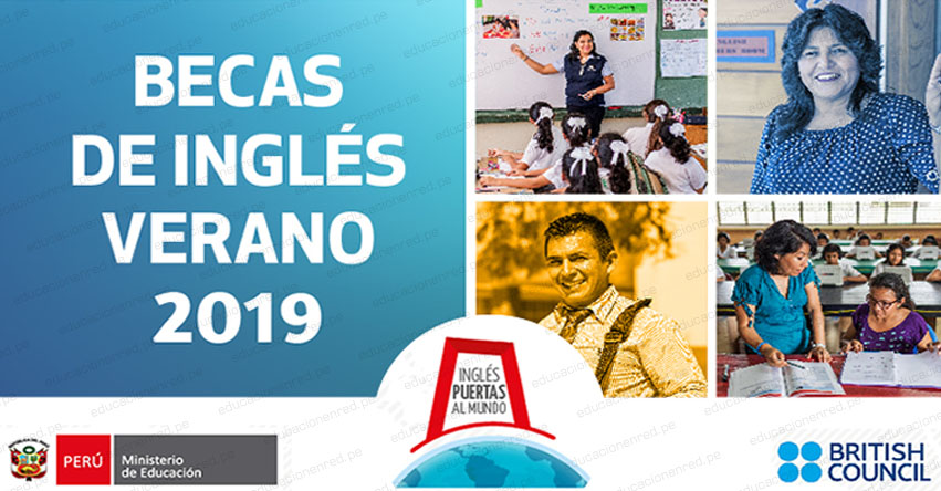 MINEDU: Convocatoria Beca Nacional de Inglés 2019 - www.minedu.gob.pe