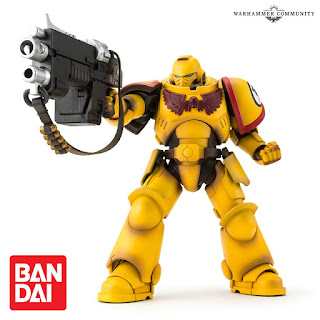 Bandai ha anunciado dos nuevas figuras articuladas a escala 7 ″ de Warhammer 40,000 Space Marines, en esta ocasión de los capítulos de los Imperial Fists y los Salamander.