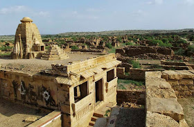 A temple in the ruins of Kuldhara