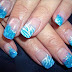 Nail Art Blue