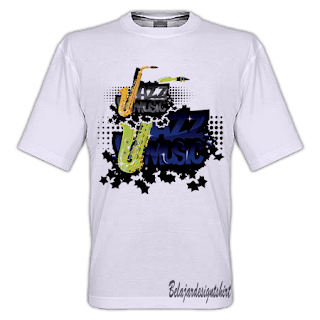 Belajar design t-shirt | JAZZ MUSIC GENRE T-SHIRT