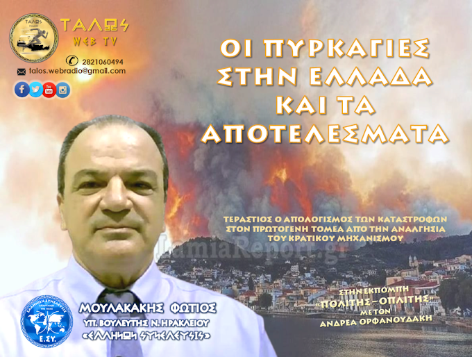 ΟΙ ΠΥΡΚΑΓΕΣ ΣΤΗΝ ΕΛΛΑΔΑ ΚΑΙ ΤΑ ΑΠΟΤΕΛΕΣΜΑΤΑ