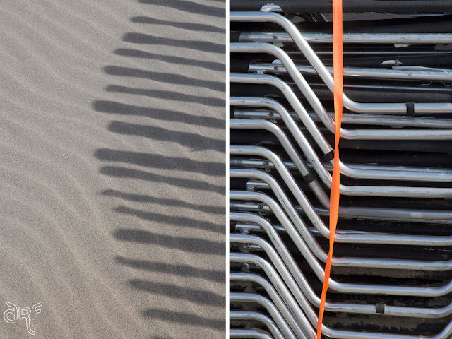 patterns on the beach