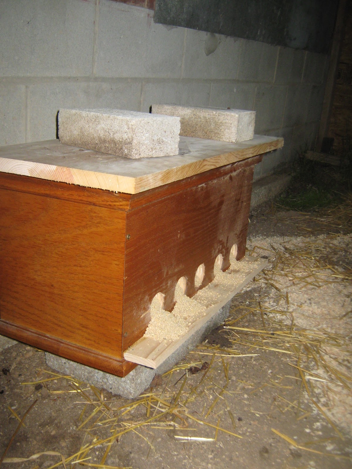 Simply Resourceful: Homemade Chicken Feeder