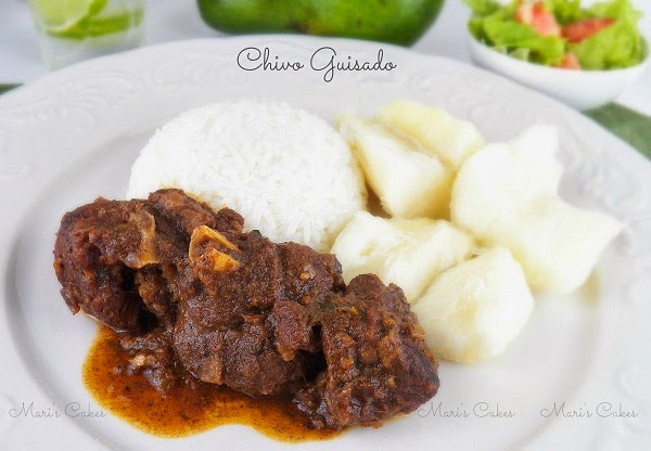 chivo guisado receta dominicana