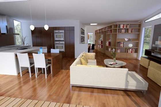 Small Open Concept Home Interior Designs