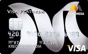 Kartu Kredit Bank Mega Visa Platinum