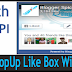 New Facebook PopUp Like Box Widget with Cover 
