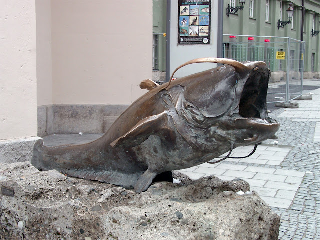 Waller (Wels catfish) by Claus Nageler, German Hunting and Fishing Museum, Munich