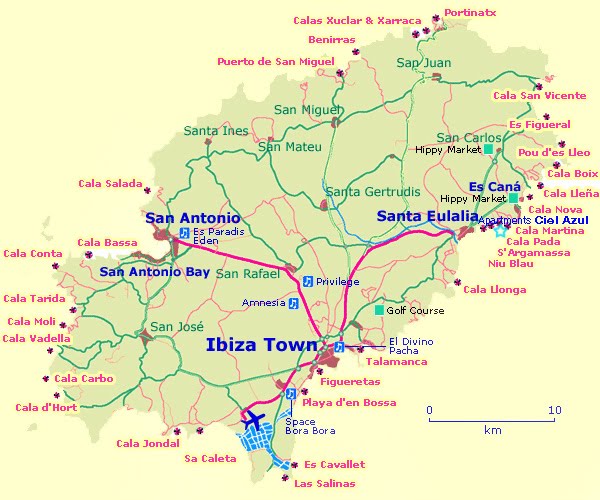 Click On The Map To Enlarge And See The Location Of Cielazul Ibiza