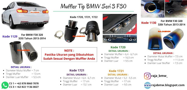 Muffler BMW F30