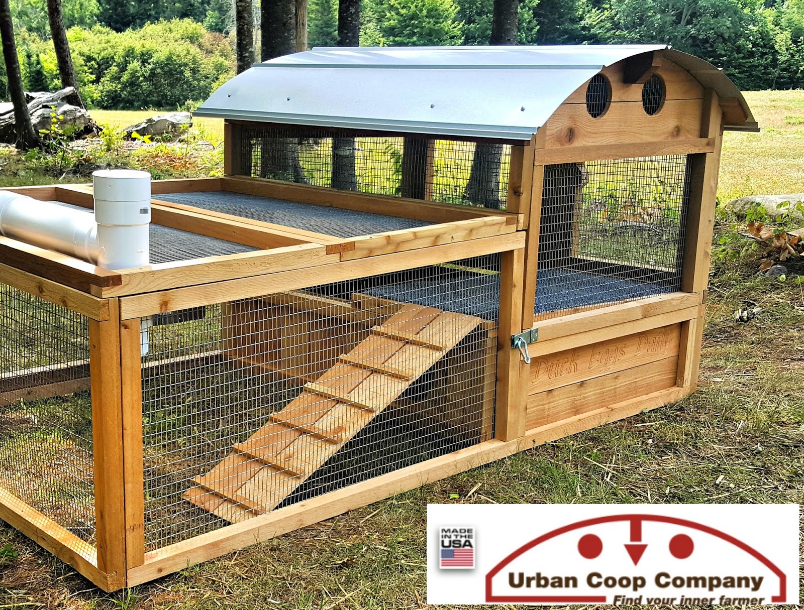 Introducing the Urban Coop Company Round Top Duck House ...