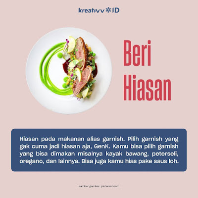 Tips Food Plating Beri Hiasan 