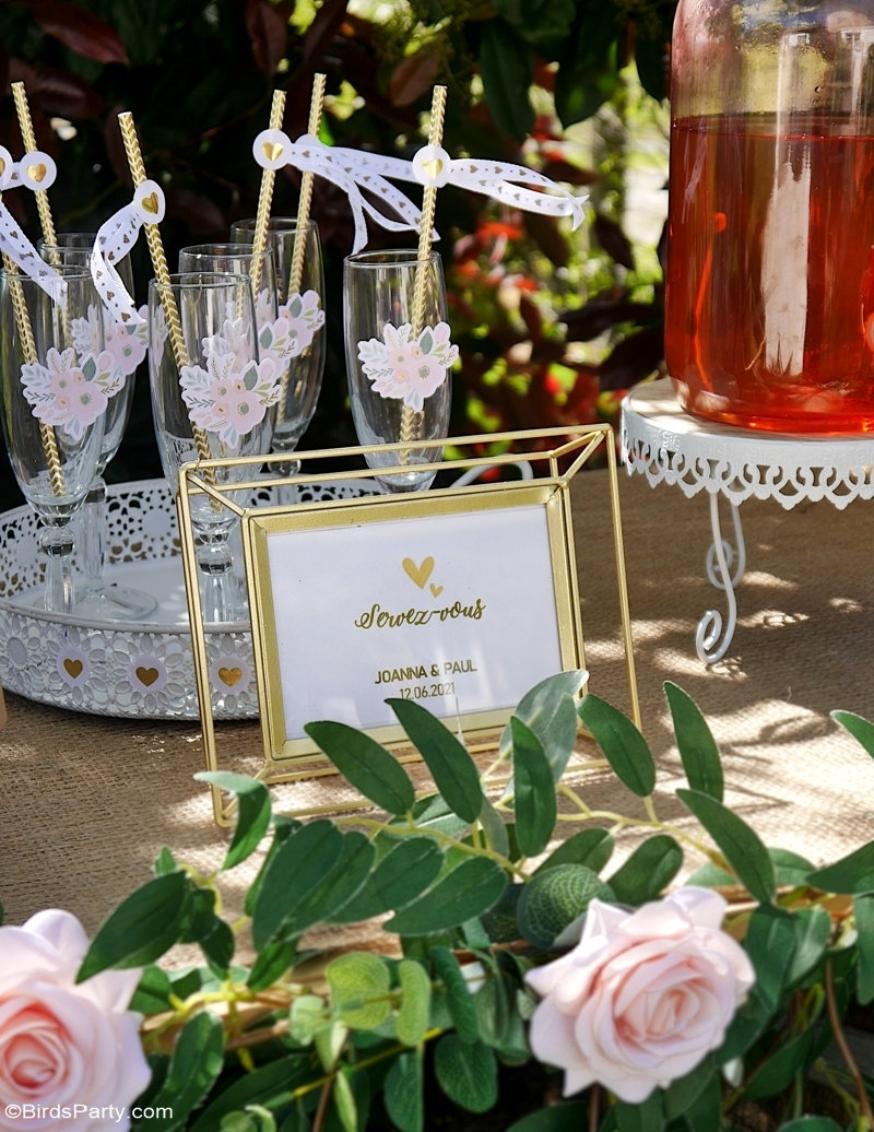 Idées DIY pour un Mariage en Plein Air - Décoration et cadeaux d'invités faciles et économiques pour célébrer votre petit mariage dans le jardin!