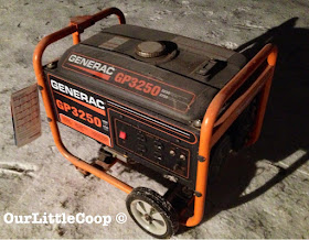 Generator safety when prepping