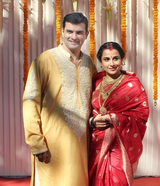 Vidya Balan Marriage Pictures Ceremony Latest News Images/Photos/Pics films Siddharth Roy Married