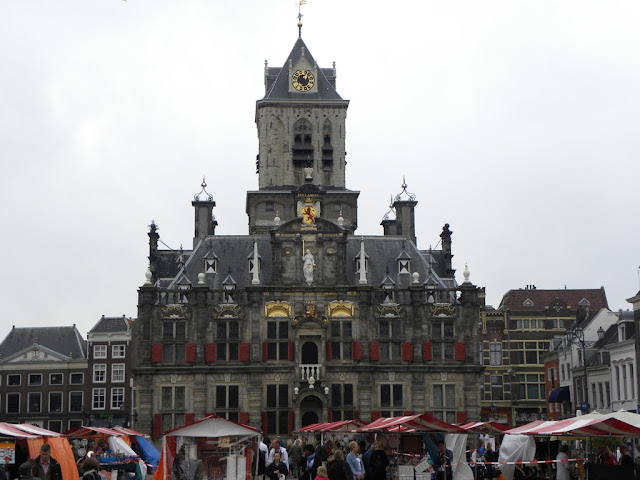 Markt Delft en Stadhuis