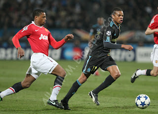 Olympique de Marseille, Manchester United, Manchester United players, Marseille players, Nani, Berbatov, Rooney