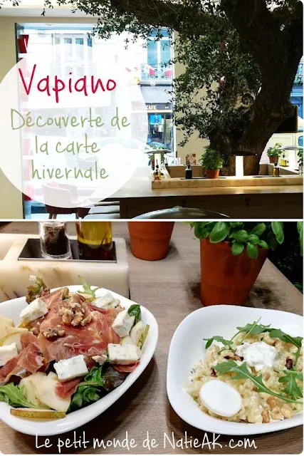 avis sur la carte hiver de Vapiano (en édition limitée)