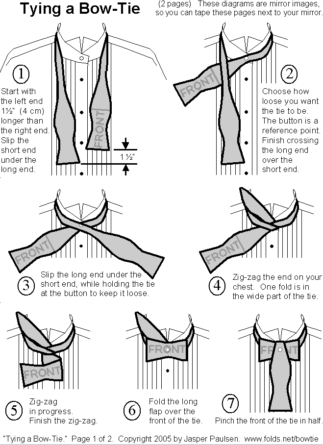 Preppy and Proud of it! How to Tie a Bow Tie