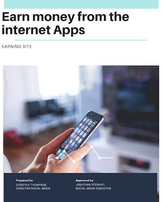 Earn money from the internet with  apps