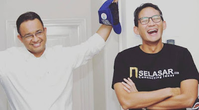 Sandiaga Pilih Tak Ambil Gaji Wagub, Anies: Saya Bukan Pengusaha