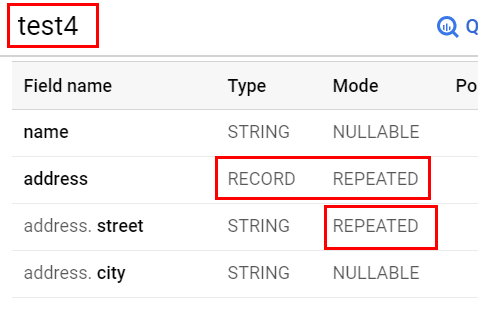 빅쿼리(BigQuery)의 Array(repeated) 과 Struct(nested) 타입 완전 정복