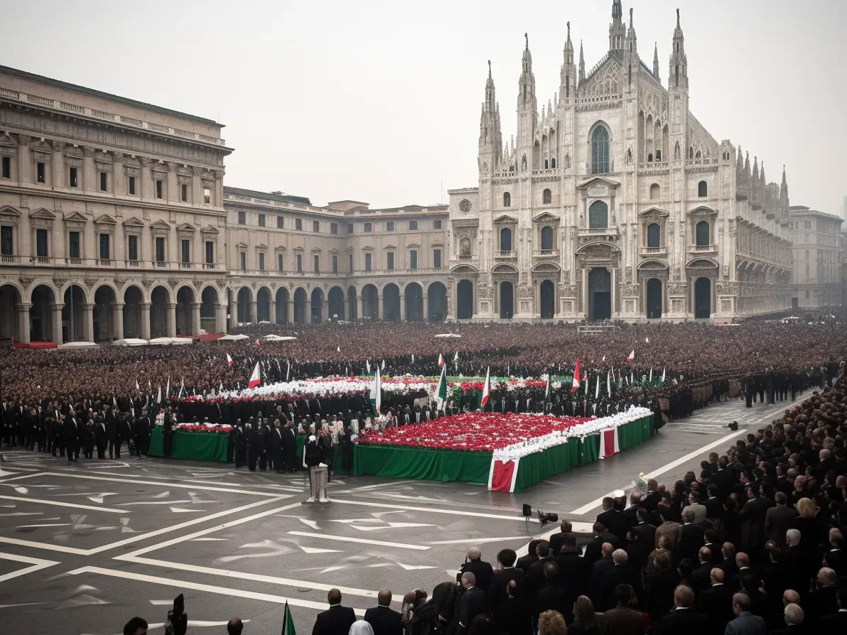 Come l'intelligenza artificiale ha creato le immagini dei funerali di Berlusconi