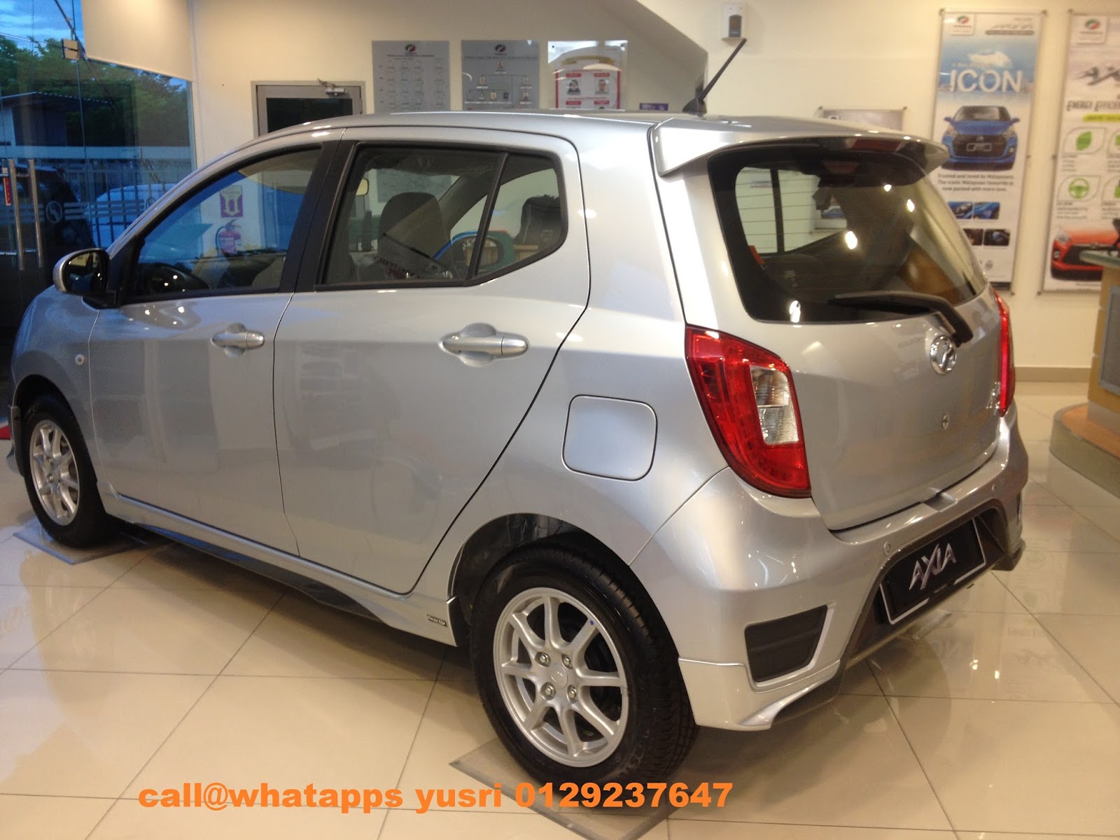 Promosi Perodua Axia standard G + Bodykit original Gear Up 