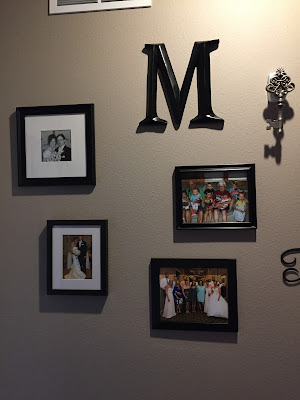 #millsnewhouse, picture wall, picture collage, family pictures