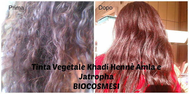 Tinta vegetale Khadi Hennè Amla e Jatropha, hennè khadi opinioni, hennè khadi preparazione