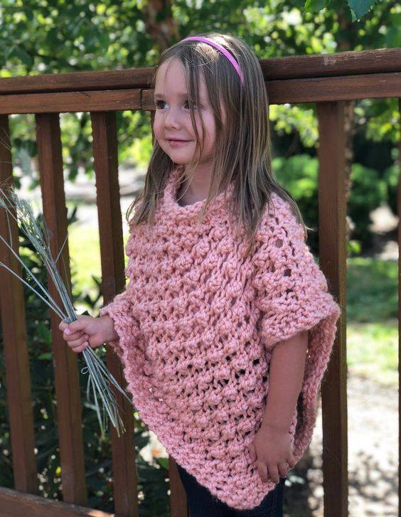 knitt poncho pattern