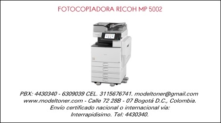 FOTOCOPIADORA RICOH MP 5002