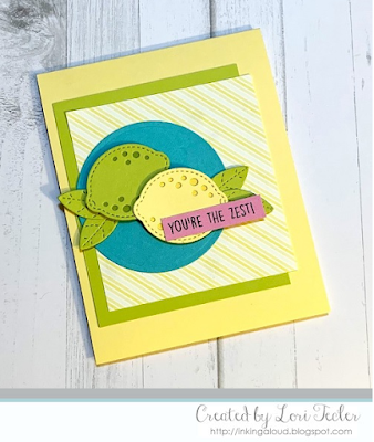 You're the Zest card-designed by Lori Tecler/Inking Aloud-stamps and dies from Lawn Fawn