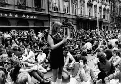 Fotografìas de la primavera de Praga (1968).