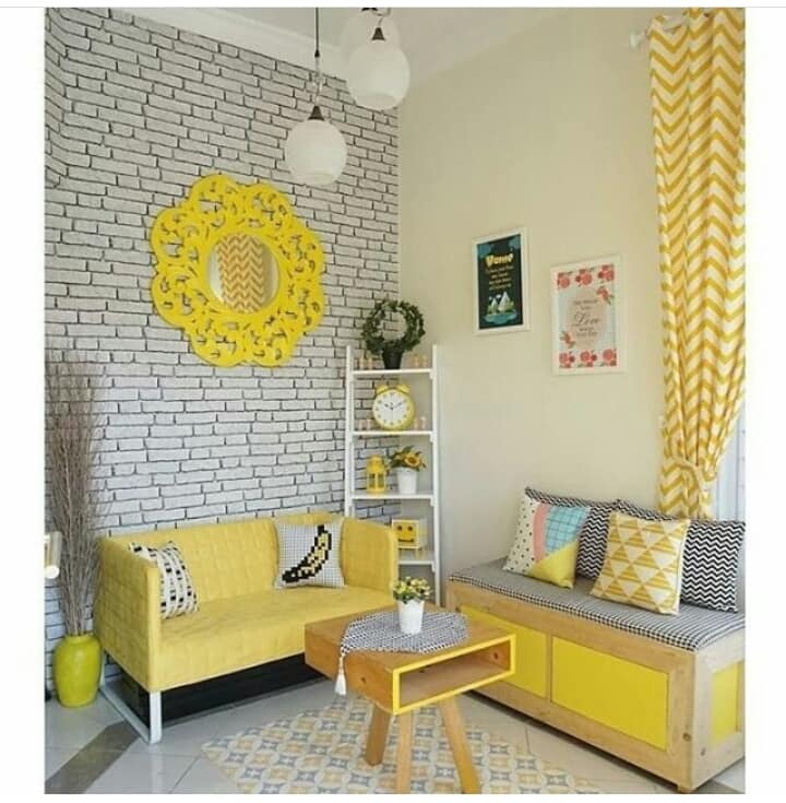 Inspirasi Rumah  Minimalis  Bertema Warna  Kuning  Lengkap 