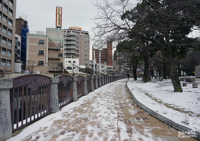 Fukuoka sous la neige