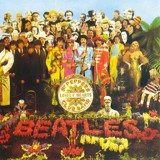 The Beatles caratula Sgt. Pepper's Lonely Hearts Club Band cd cover, sleeve, portada, arte de disco, tapa, pochette, hoesje, copertine, videoclips, letras de canciones, fotos, biografia, discografia, comentarios, enlaces, melodías para movil