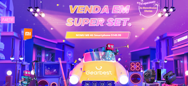 Mega Promoção de Setembro na Gearbest