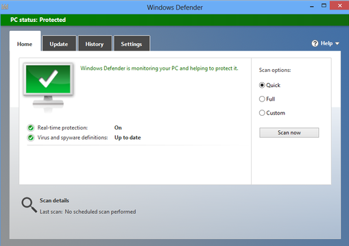 Tắt Windows Defender trên win 10