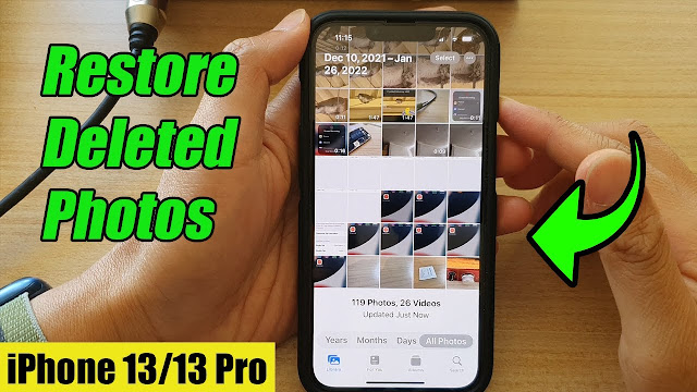 How To Recover Deleted Photos From An iPhone 13