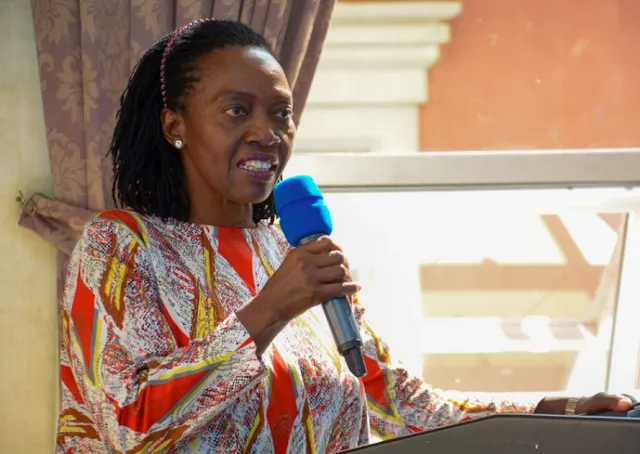 leader of the Narc-Kenya party, Martha Karua