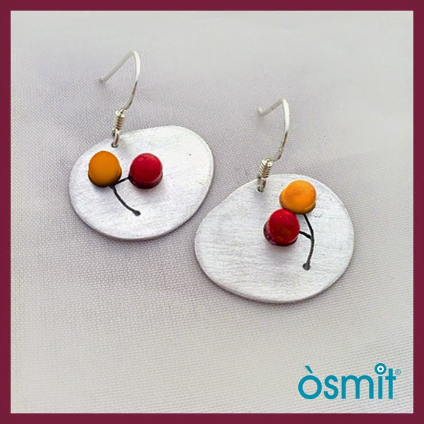  pendientes osmit joyeria en aluminio