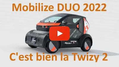Mobilize Duo, c'est bien la Twizy 2 !