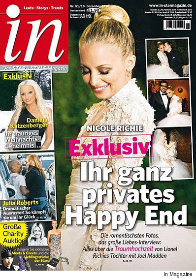 The first shots of Nicole Richie in her wedding gown have surfaced -- and 